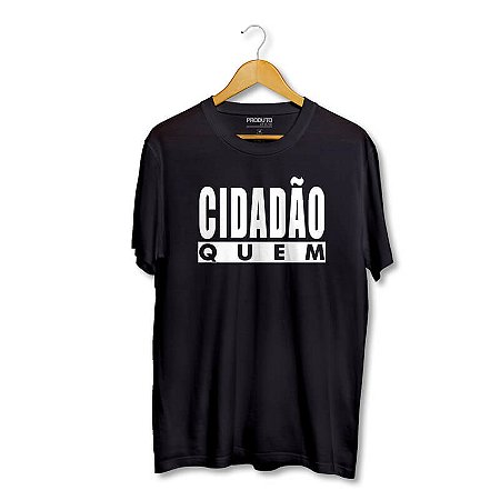 Camiseta Cidadão Quem + CD BRINDE