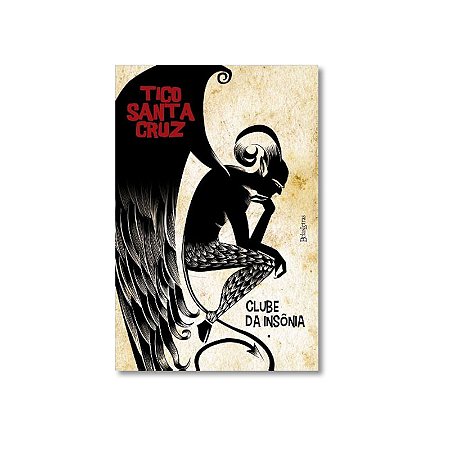Livro Tico Santa Cruz - Clube da Insônia (AUTOGRAFADO)