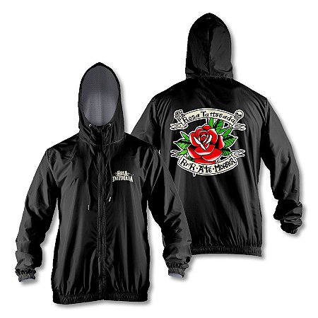Jaqueta Rosa Tattooada - Rock N' Roll Até Morrer (EDIÇÃO LIMITADA)