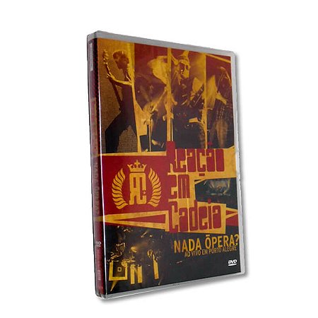DVD Reação Em Cadeia - Nada Ópera (Ao Vivo Em Porto Alegre)