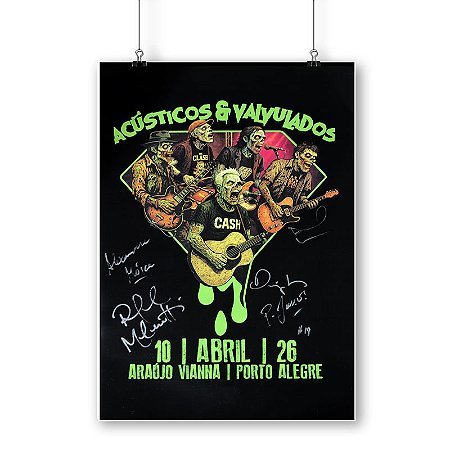 Pôster Acústicos & Valvulados - 35 Anos (AUTOGRAFADO & NUMERADO)