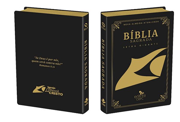 Bíblia Comemorativa OBPC - Capa Preta - Luxo - Letra Gigante