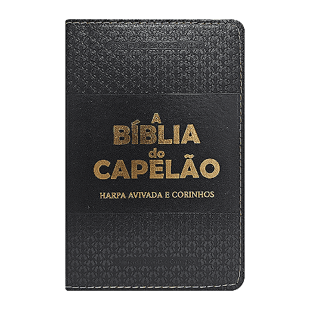 A BÍBLIA DO CAPELÃO ARC - C/ HARPA PRETA