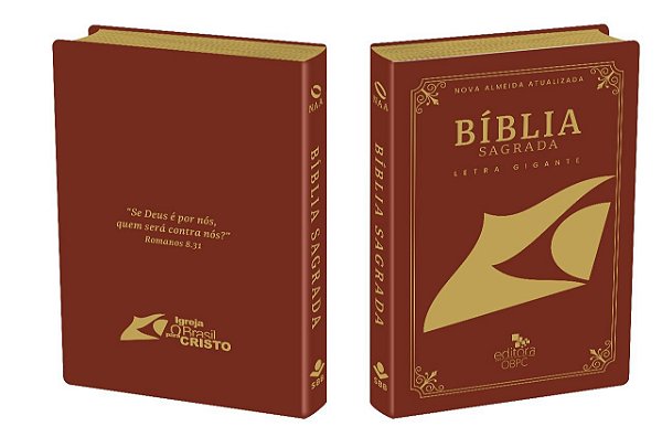 Bíblia Comemorativa OBPC - Capa Marrom - Luxo - Letra Gigante