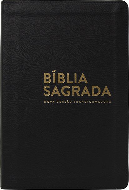 Bíblia NVT - Luxo - Preta (Letra normal)