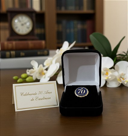 PIN COMEMORATIVO AOS 70 ANOS