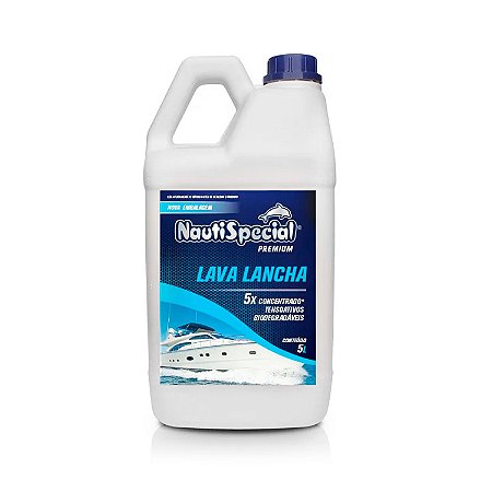 Lava Lancha Shampoo Detergente Neutro Concentrado Premium 5L