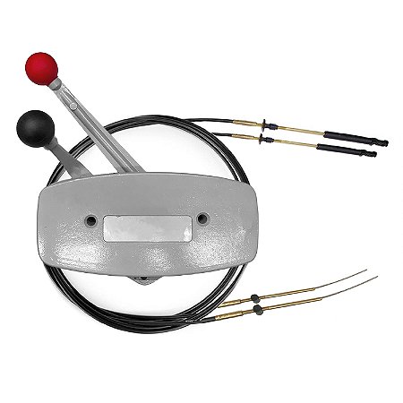 Manete + Cabo de Comando Motor Johnson Evinrude P/ Barco Pés