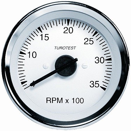 Contagiro Tacômetro 3500 Rpm 85mm Analogico P/ Motor Lanchas