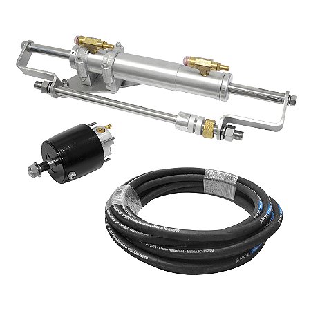 Kit Direção Hidráulica Lancha Barco Motor Popa Universal