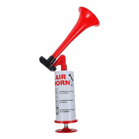 Corneta Ar Manual Buzina De Emergência Náutica Barco Lancha