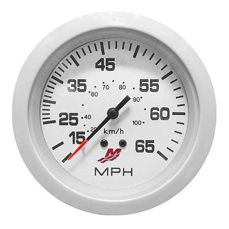 Relógio Mercury Velocímetro 65 Mph C/ Mangueira Barco Lancha