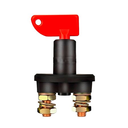 Chave Geral P/ 1 Bateria 200 Amp 12-24v Interruptor Isolador