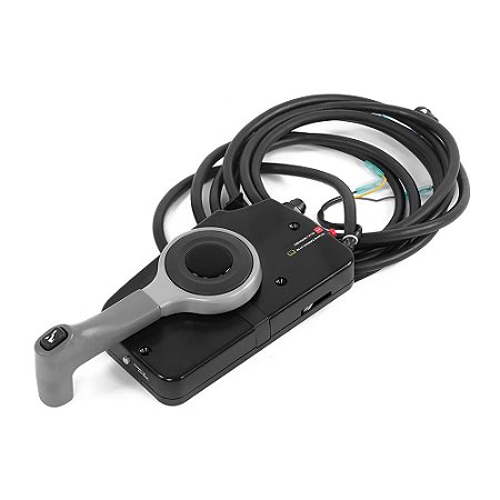 Caixa Manete Comando Para Motor Popa Suzuki Com Trim 8 Pinos