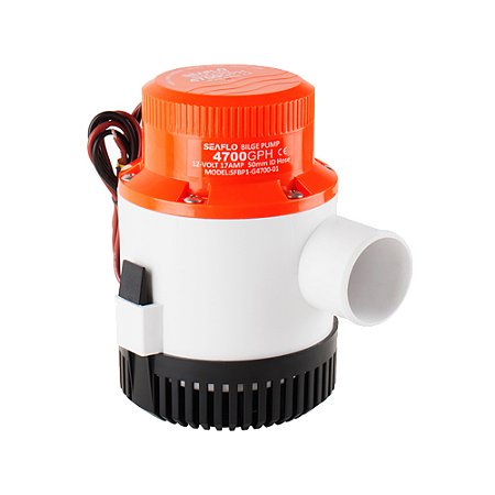 Bomba De Porão Seaflo 4700 GPH 17790 Litros Hora Lancha 24V