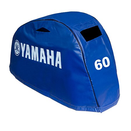 Capa Capô Motor Popa Yamaha F 60 HP 4 Tempos Moderno Lancha