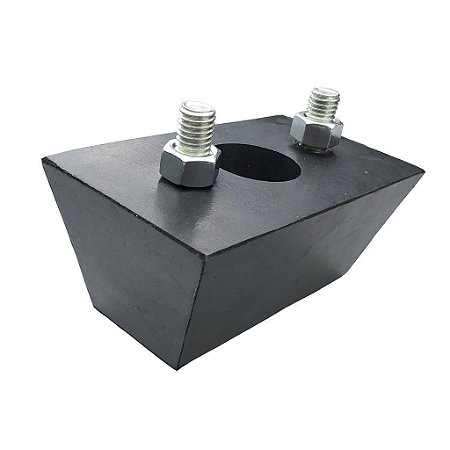 Batente Maciço Borracha P/ Docas Pier e Caminhão 145x75mm
