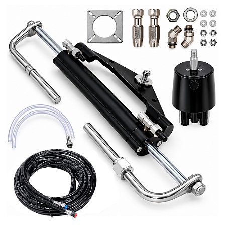 Kit Direção Hidráulica Universal Motor Popa Até 150 HP Barco