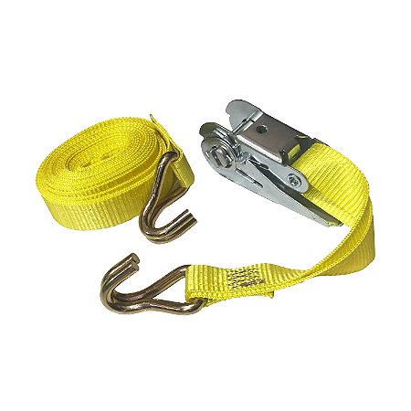 Catraca Completa Cinta Amarra Carga Reboque 25mmX4,3M 540 Kg
