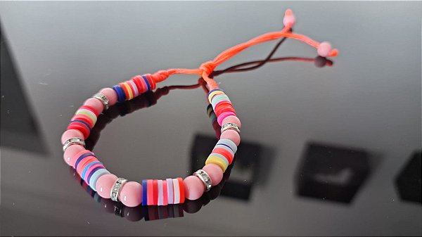 Disquinhos Rosa Strass