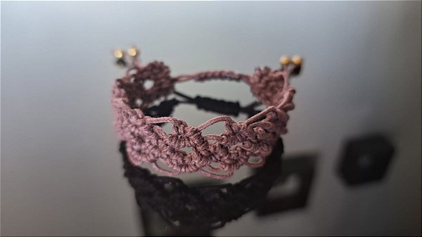 Bracelete Macramé Marrom