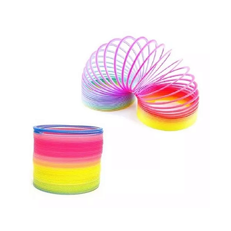 Mola Maluca Arco-íris Colorida Grande Brinquedo Infantil Brinde Prenda Festa - Kit 10 Unidades