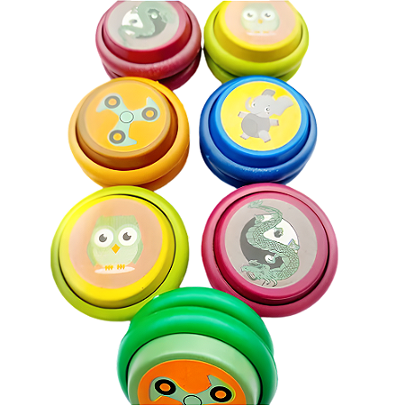 Ioiôs Cores Sortidos Brinquedo Prenda Doação Festa Kit 10 Unidades