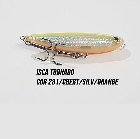 Isca Artificial Tornado 85 Lizard Fishing 8,5cm 11,7g, Cor 281.