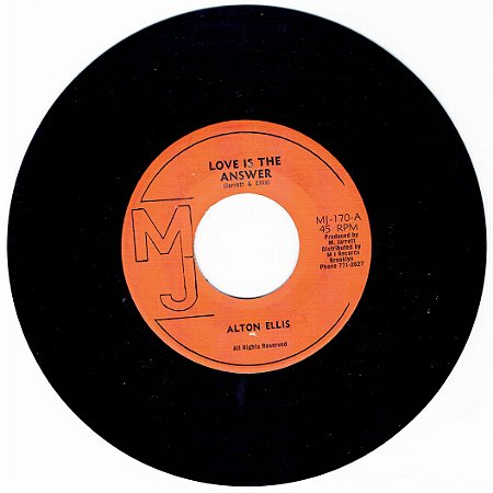 ALTON ELLIS - LOVE IS THE ANSWER
