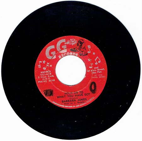 BARBARA JONES - HOLD ON TO WHAT YOU HAVE GOT