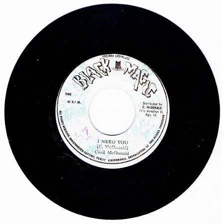 CECIL MCDONALD - I NEED YOU