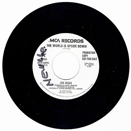 JOE HIGGS - THE WORLD IS UPSIDE DOWN