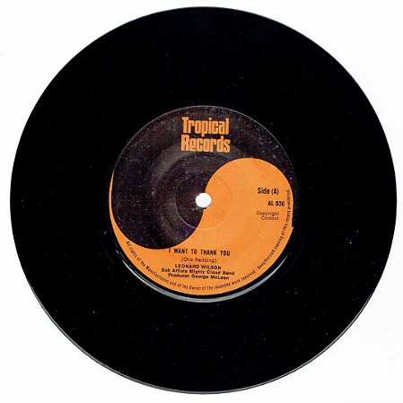 LEONARD WILSON - I WANT TO THANK YOU