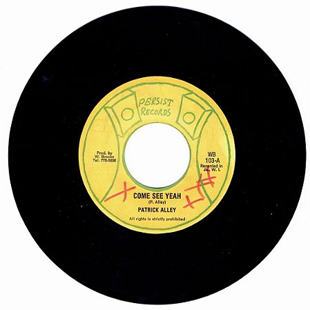 PATRICK ALLEY - COME SEE YEAH