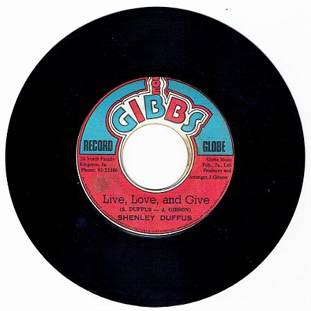 SHENLEY DUFFUS - LIVE LOVE AND GIVE