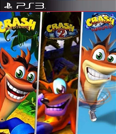 Crash Bandicoot Trilogy PS3 PSN Mídia Digital - Puma Games RJ