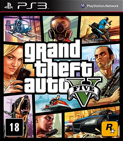 Grand Theft Auto V GTA 5 PS3 PSN Mídia Digital - Puma Games RJ