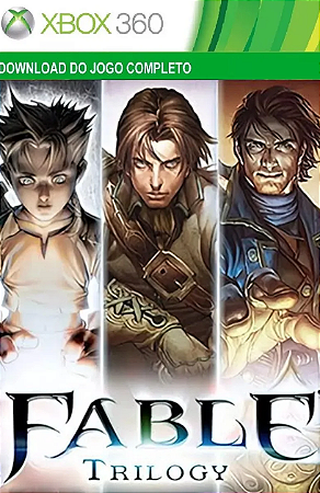 Fable Trilogy Xbox 360 Mídia Digital