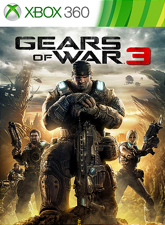 Gears Of War 3 Xbox 360 Mídia Digital