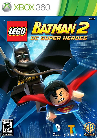 Jogos Xbox 360 transferência de Licença Mídia Digital - LEGO BATMAN 1 + LEGO  BATMAN 2