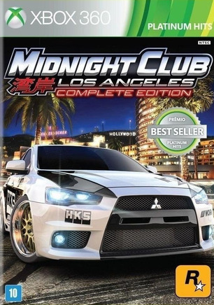 Midnight Club Los Angeles Xbox 360 Mídia Digital