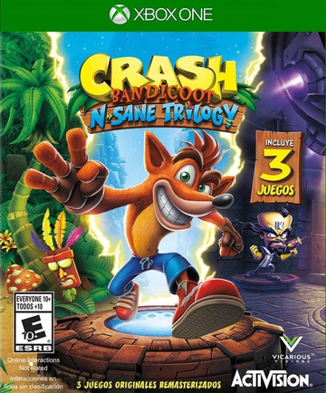 Crash Bandicoot N'Sane Trilogy Xbox One Mídia Digital