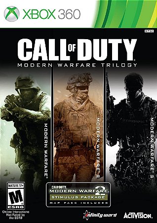 Call Of Duty Modern Warfare Trilogy Xbox 360 Mídia Digital