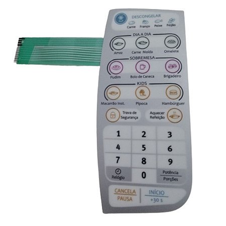 Membrana Teclado Microondas Electrolux MTD30