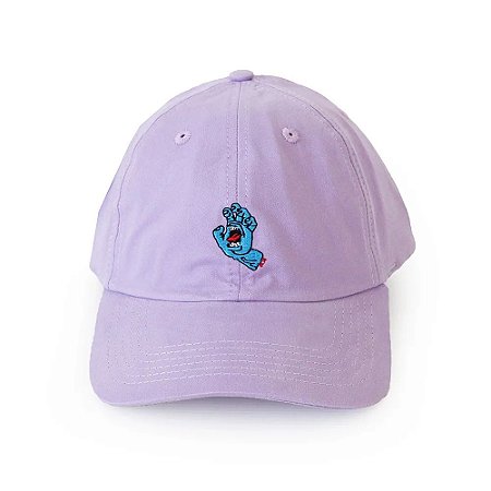 Boné Santa Cruz Dad Hat Screaming Hand - Lilás