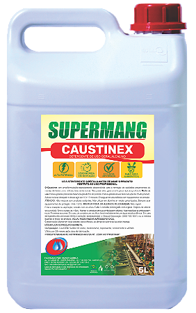 CAUSTINEX 5 LITROS - DETERGENTE DE USO GERAL ALCALINO