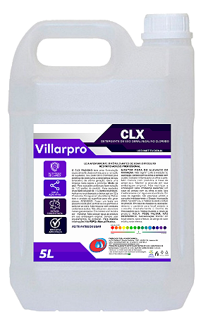 CLX 5 LITROS - DETERGENTE DE USO GERAL ALCALINO CLORADO