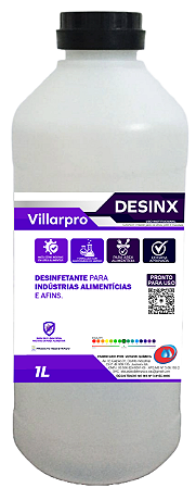 DESINX 1 LITRO - DESINFETANTE PARA INDÚSTRIAS ALIMENTÍCIAS E AFINS