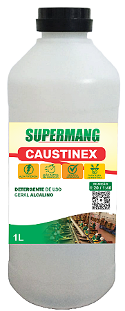CAUSTINEX 1 LITRO - DETERGENTE DE USO GERAL ALCALINO