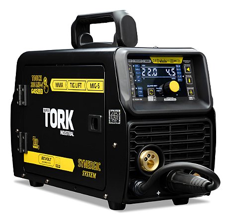 Máquina de Solda Inversora MIG Sinérgico 200 Amperes TOUCH 200S BV Tork Solda